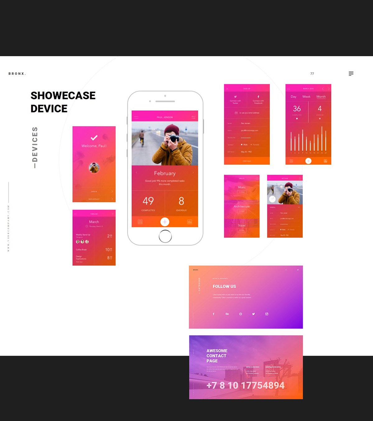 SWOOSHPAY時尚用品品牌設計  手機APP展示