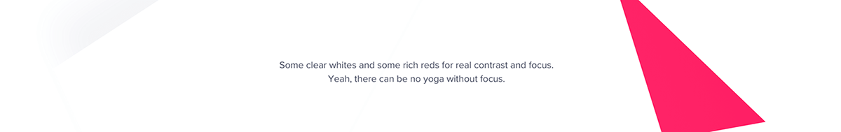 YOUR YOGA健身教育品牌設計形象  網站導語展示