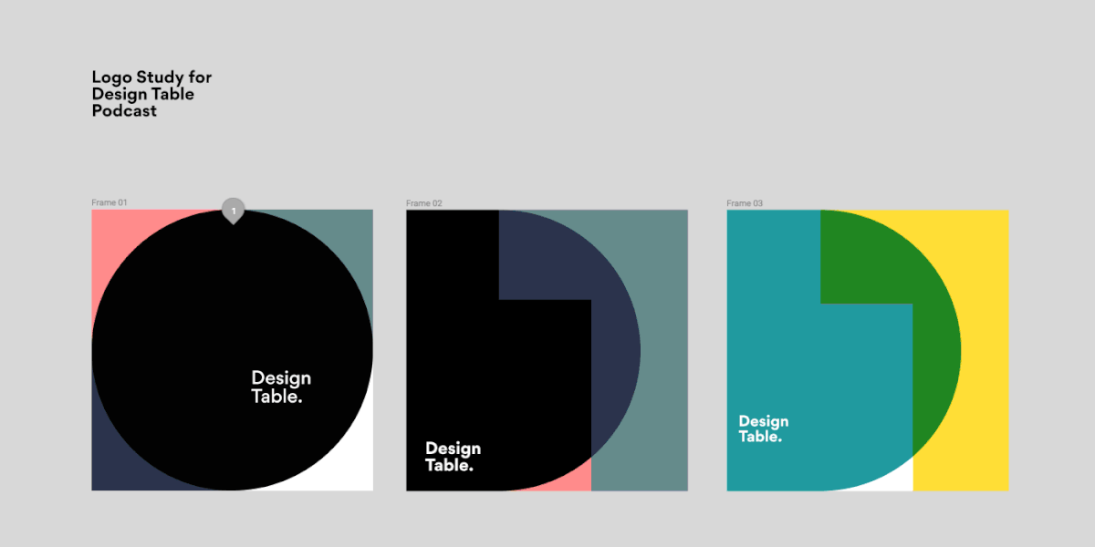 Design table播客互聯網品牌設計  單頁封面設計展示