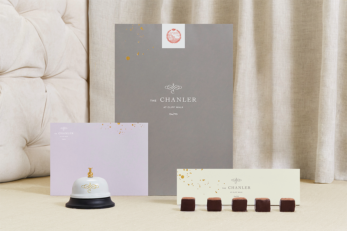 Chanler at Cliff Walk酒店品牌設計  點餐紙設計
