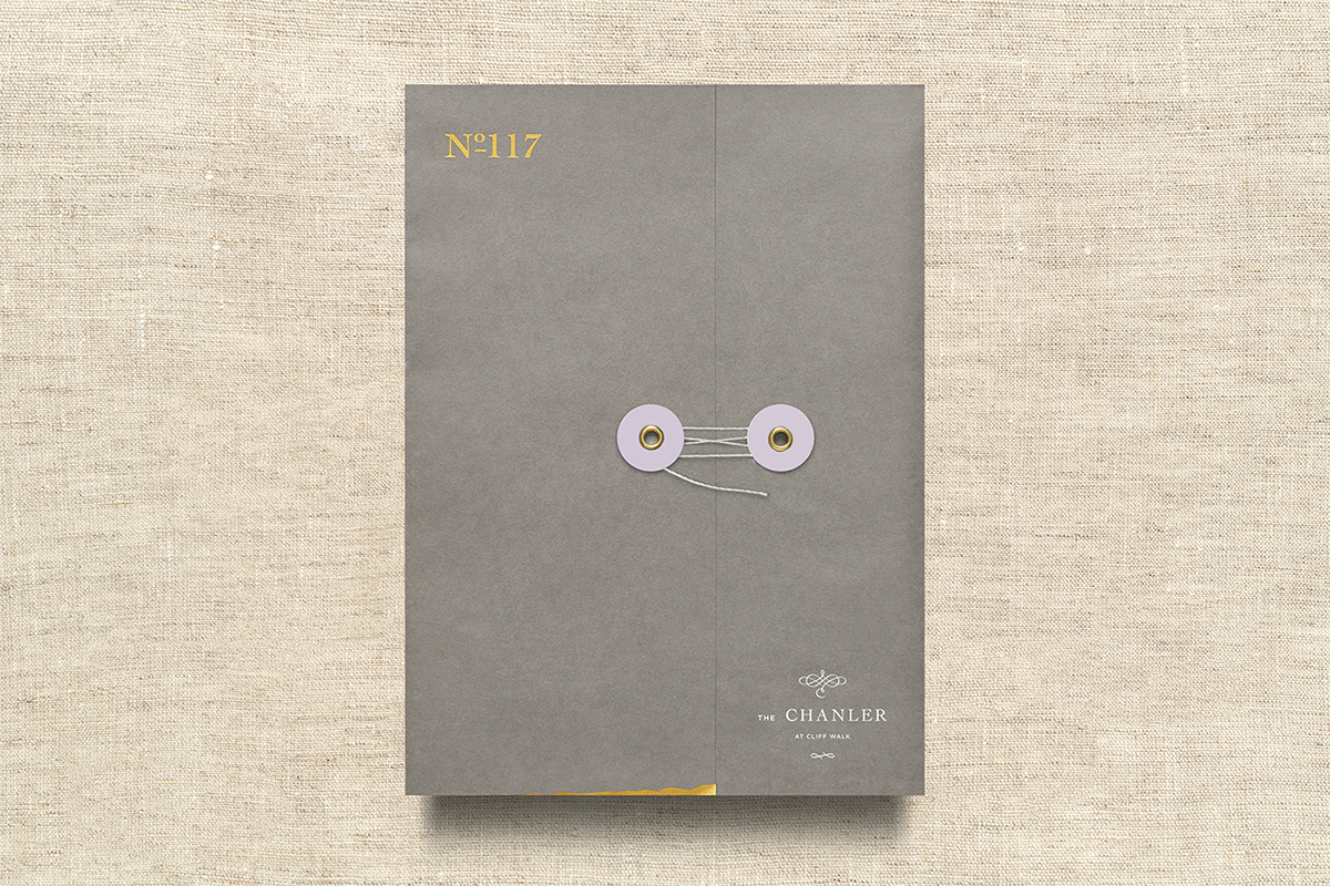 Chanler at Cliff Walk酒店品牌設計  文件袋設計
