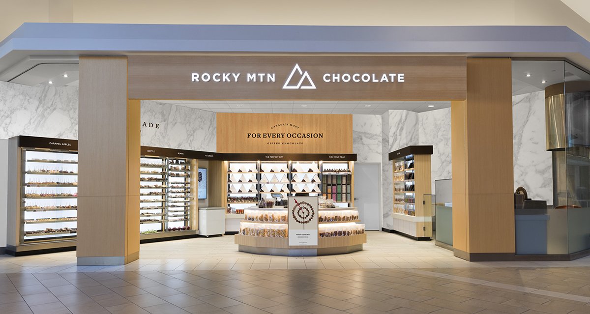 ROCKY MTN巧克力品牌設計  店鋪展示