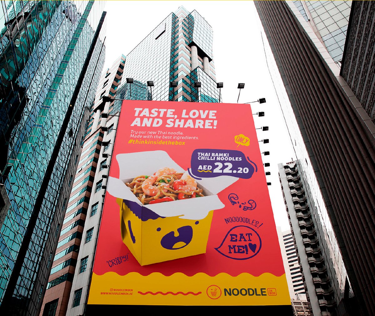NOODLE餐飲品牌設計  海報設計