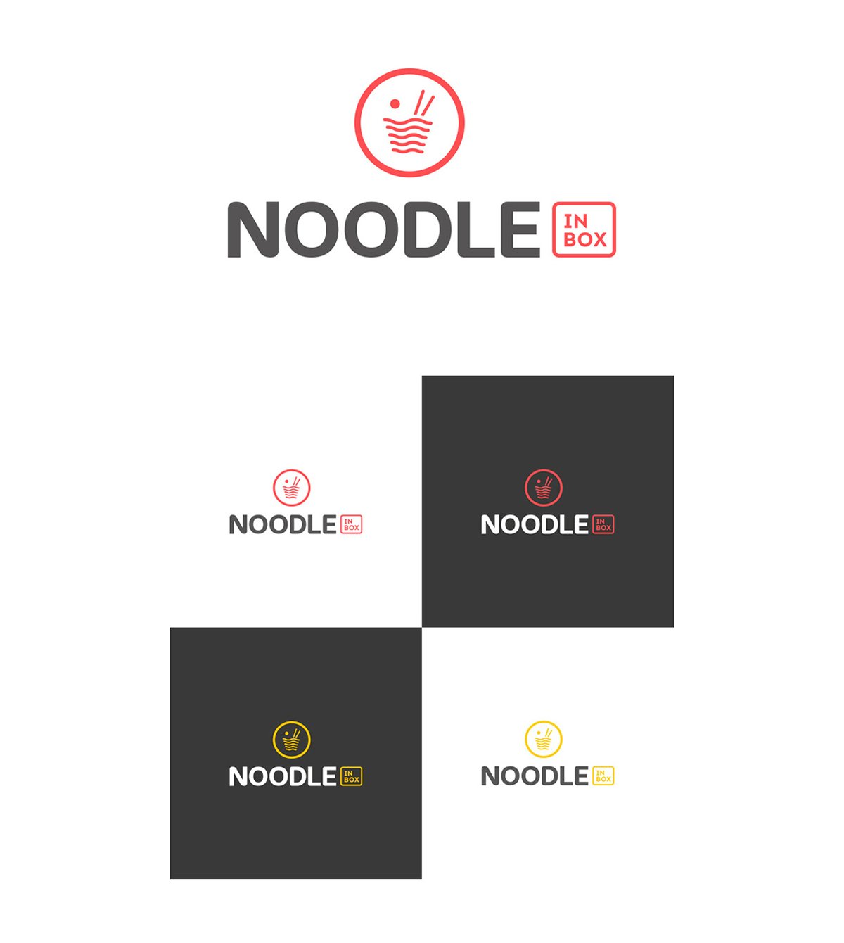 NOODLE餐飲品牌設計  標志展示