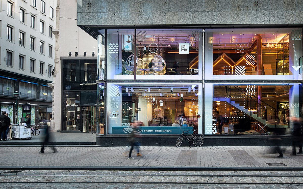 Paulig Kulma咖啡品牌文化介紹  店面展示