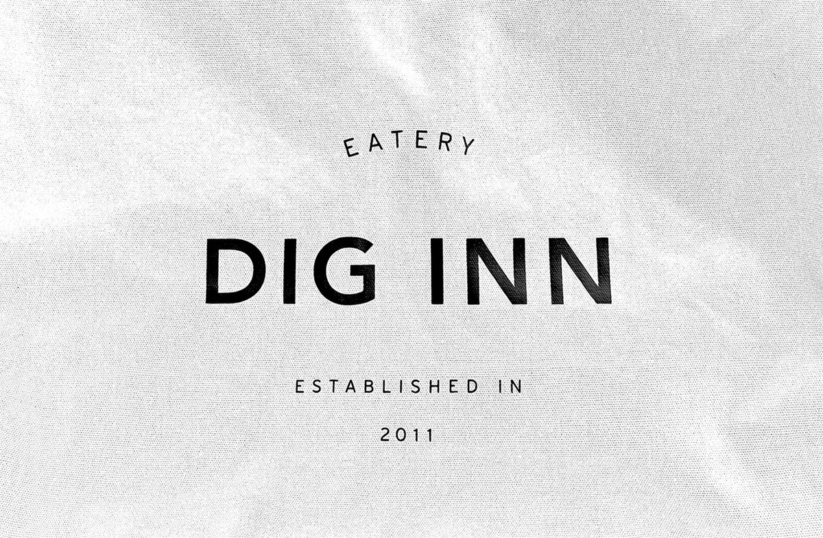 DIG INN酒店品牌設計  標志設計