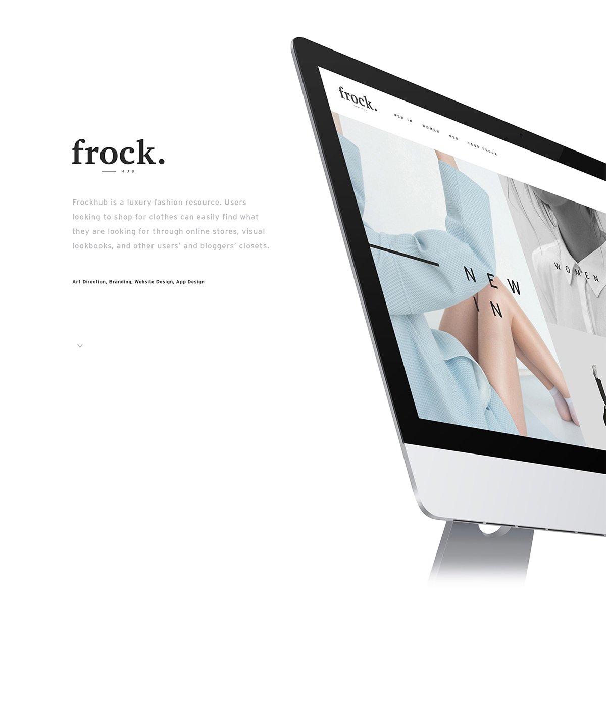 FROCK女性服裝品牌形象設計  網站設計