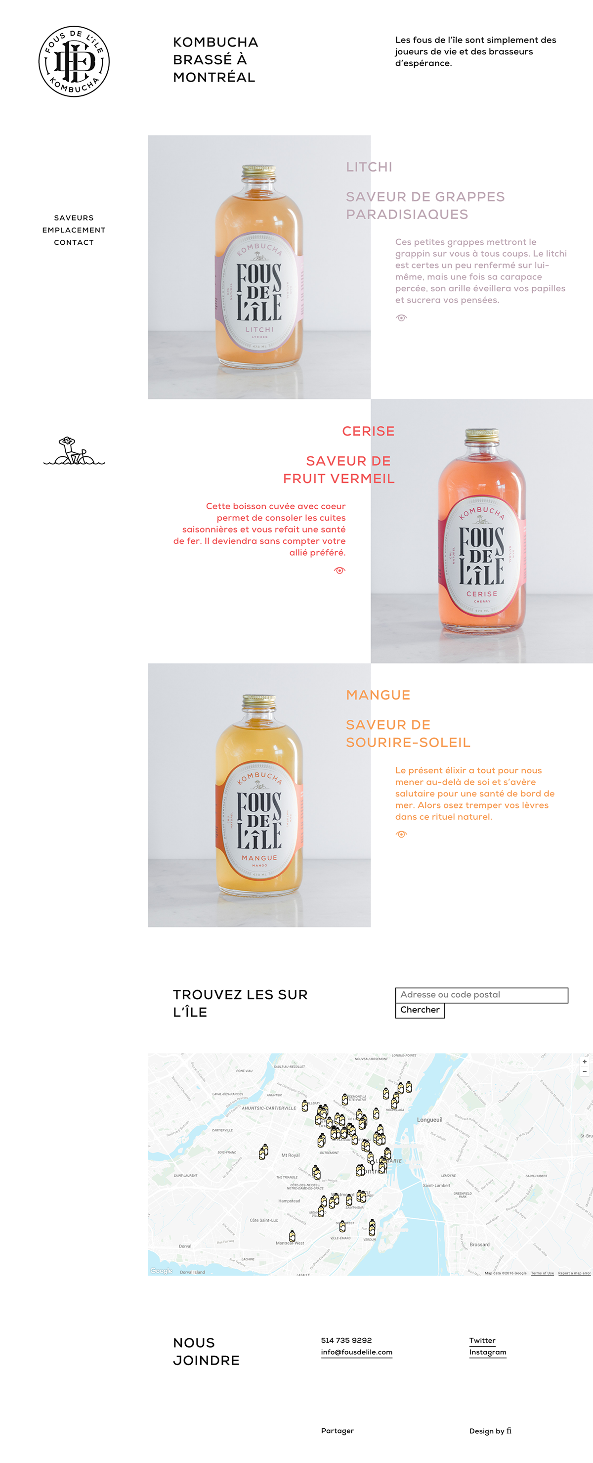 FOUSDE　LILE酒水品牌形象設計  網(wǎng)站設計