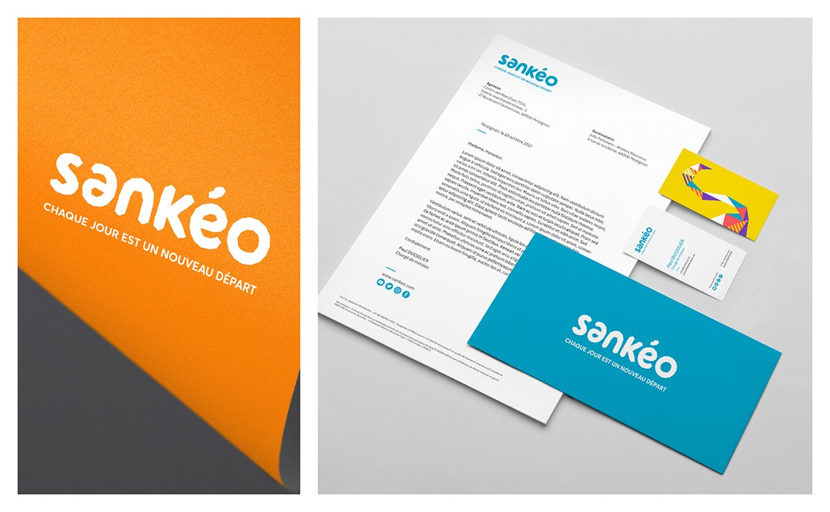 Sankéo交通網絡品牌形象更改  單頁設計