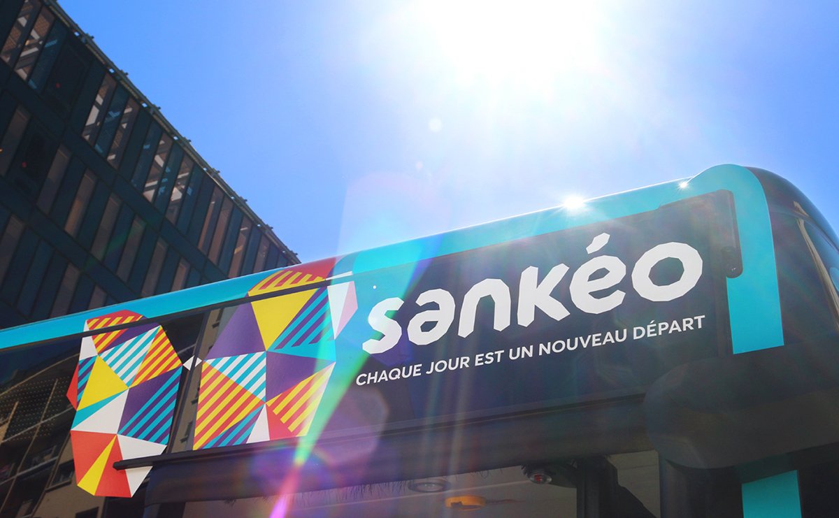 Sankéo交通網絡品牌形象更改  招貼海報展示