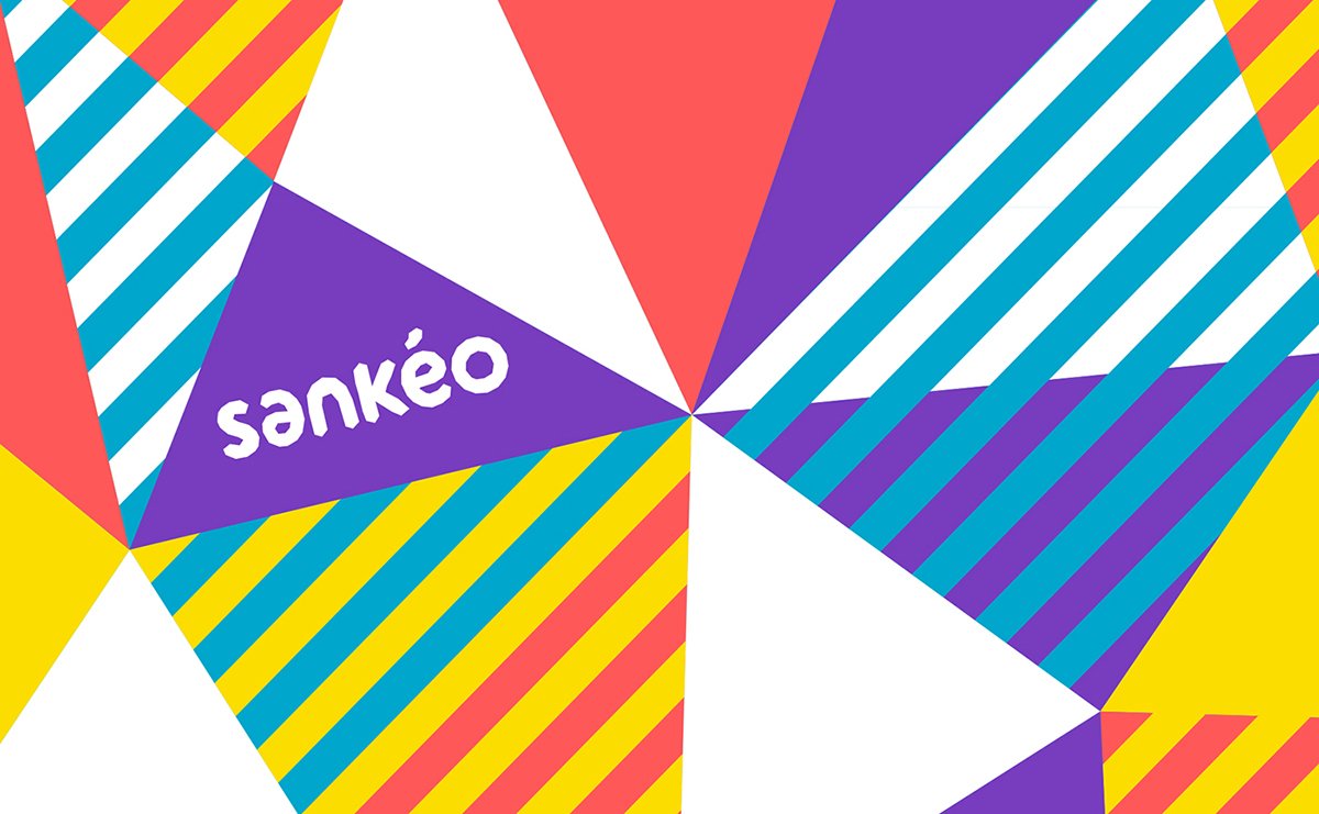 Sankéo交通網絡品牌形象更改  輔助圖形展示