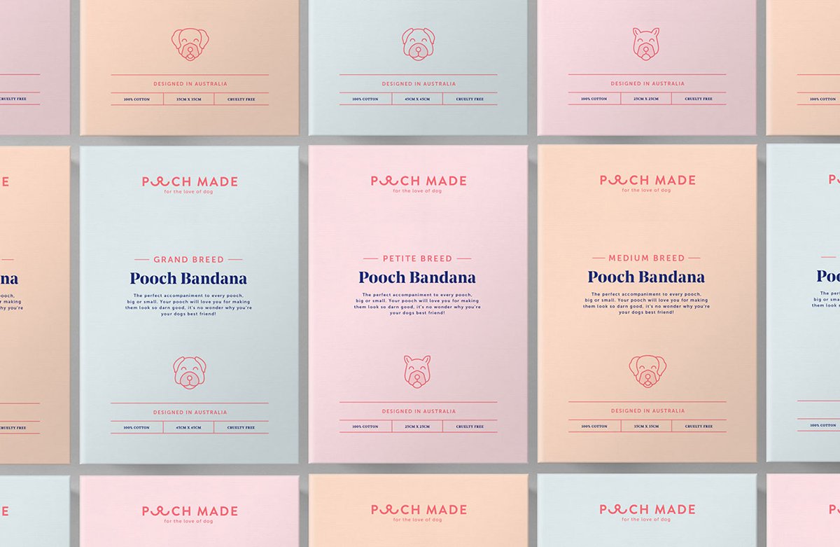 深圳品牌設計  深圳品牌策劃  Pooch Made零售商品牌形象展示  包裝設計