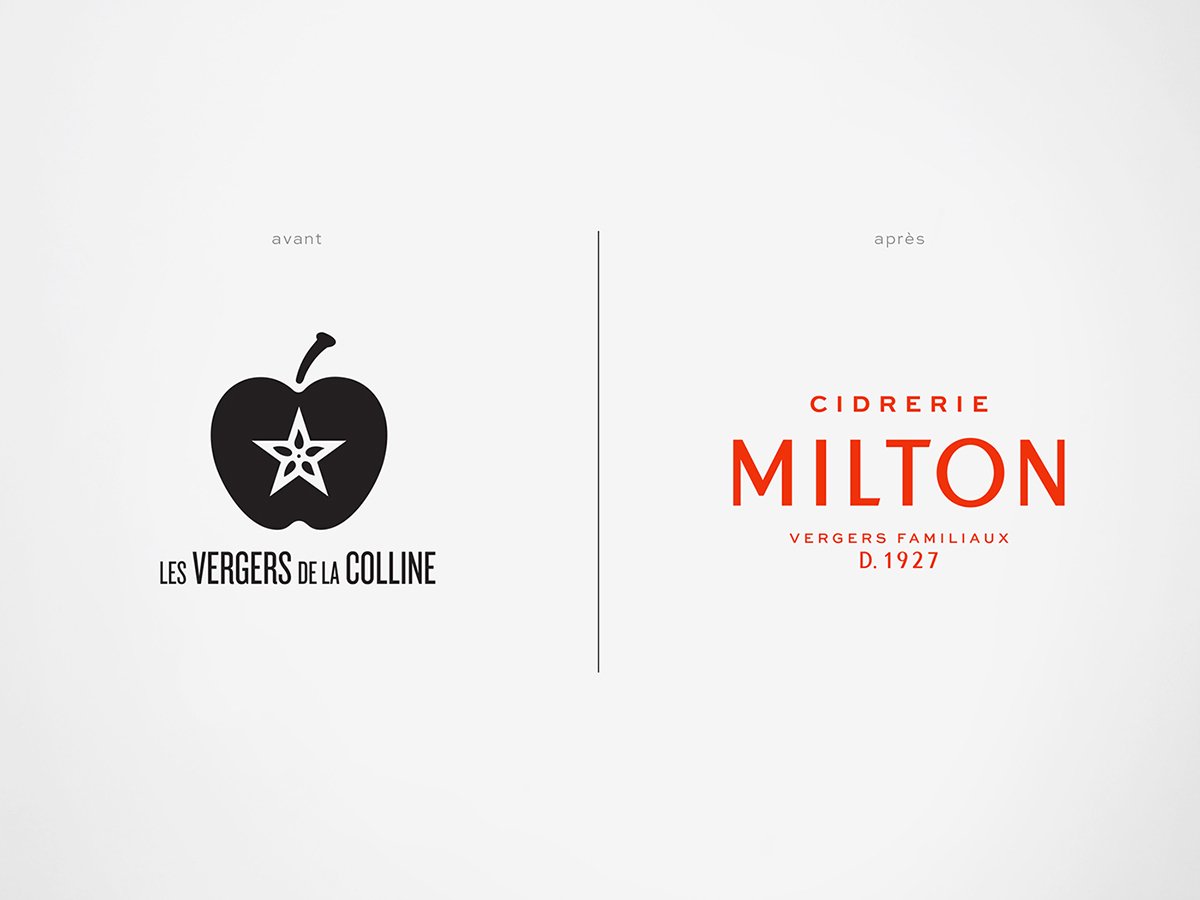 深圳品牌設計  深圳品牌策劃  MILTON蘋果酒品牌形象設計  標志設計