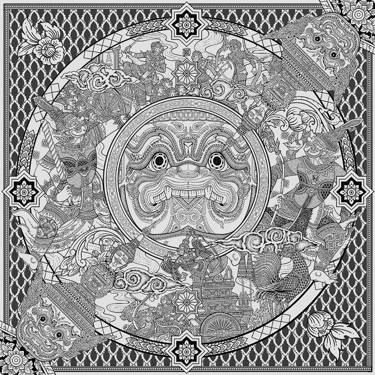 深圳品牌設(shè)計(jì)  深圳品牌策劃  Vandavanda圍巾品牌形象設(shè)計(jì)  插畫展示