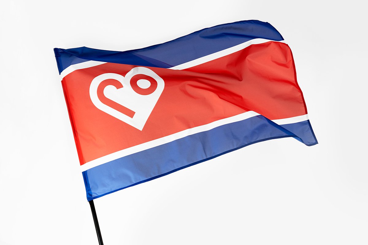 深圳品牌設計  深圳品牌策劃  獨聯體朝鮮品牌形象設計重塑  旗幟設計