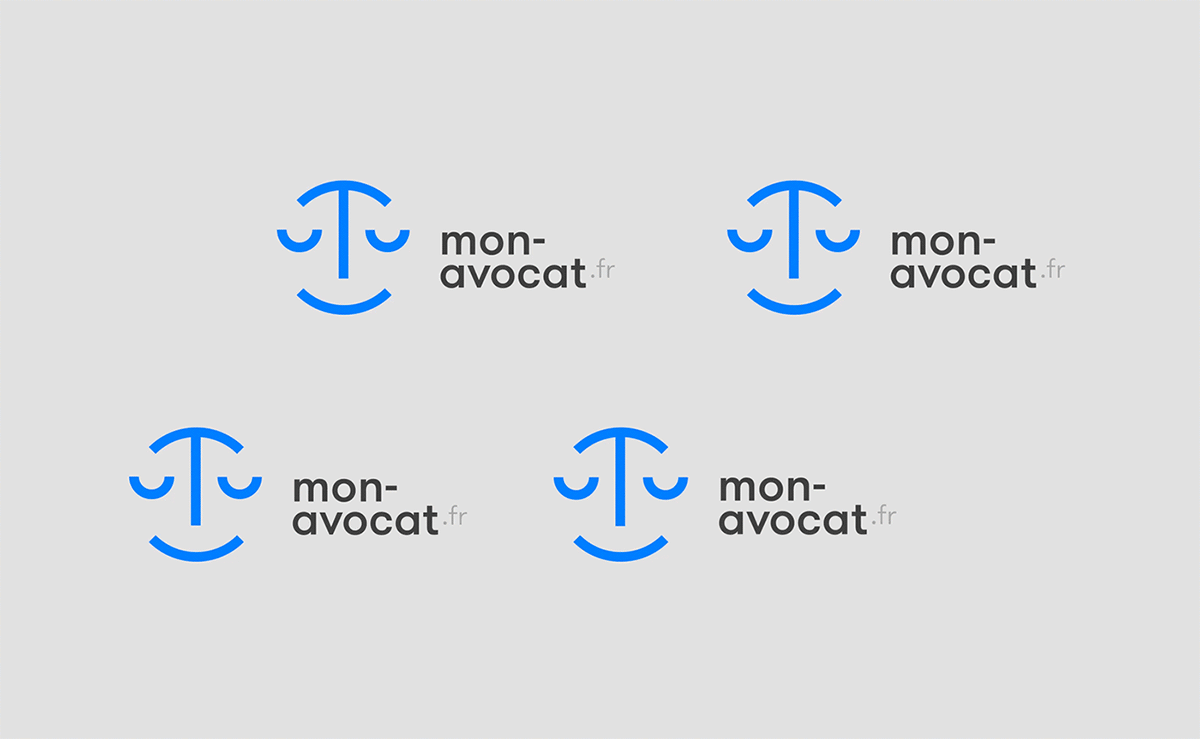 深圳品牌設計  深圳品策劃  Mon-avocat.fr網站品牌形象設計  標志設計