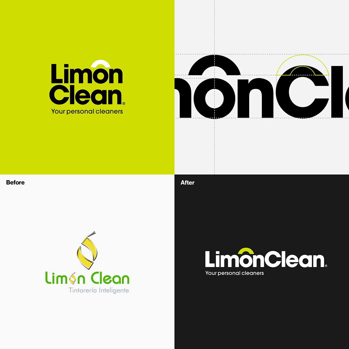 深圳品牌設計 LimónClean洗衣店品牌形象設計  標志設計