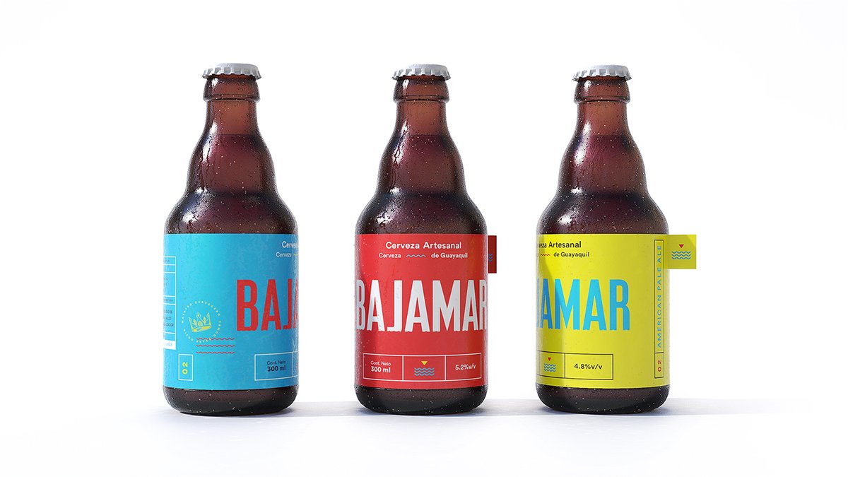 Bajamar 厄瓜多爾精釀啤酒品牌設計和品牌標識設計，品牌設計，啤酒品牌設計，品牌標識設計，企業品牌營銷，深圳品牌策劃，深圳品牌設計，左右格局