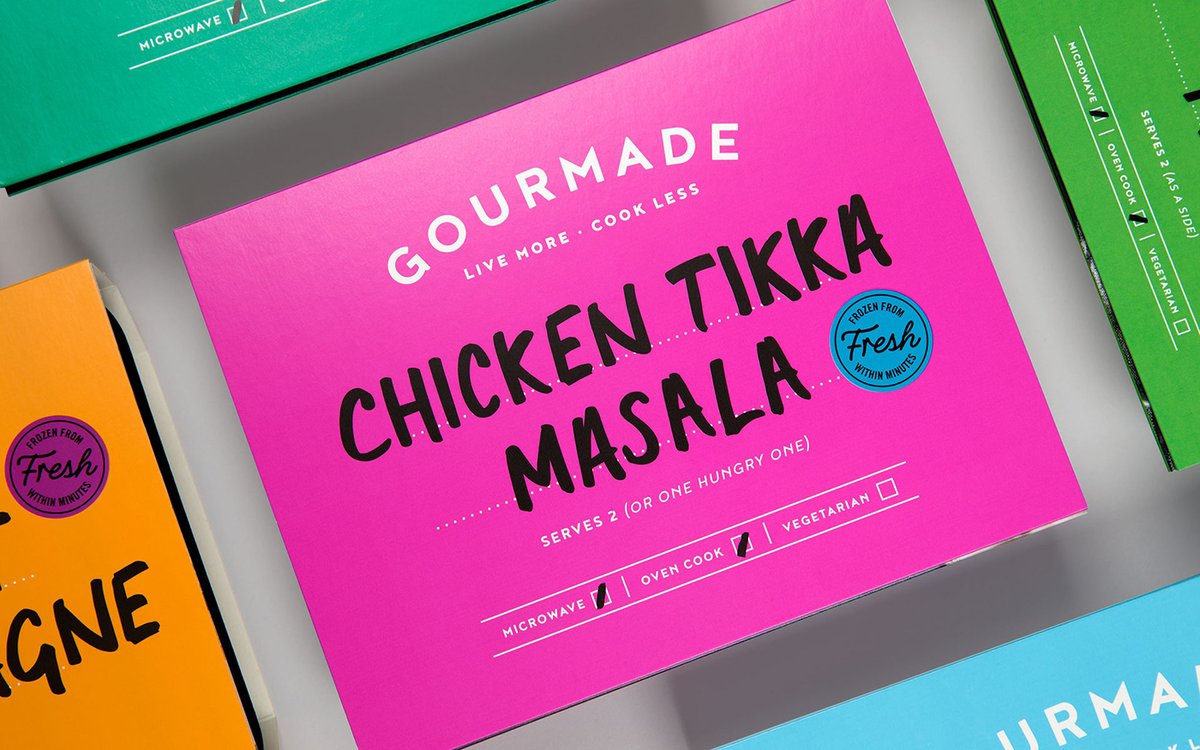 冷凍食品 Gourmade品牌設計和品牌定位——個性的品牌形象案例，食品品牌設計，品牌形象整合，品牌標識設計，食品品牌形象設計，品牌營銷，品牌戰略定位，品牌設計公司，深圳品牌策劃，深圳品牌設計，左右格局