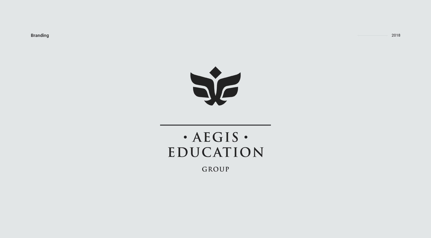 國際高端Aegis教育集團品牌戰略定位案例，教育品牌設計，企業形象設計，品牌戰略定位，深圳品牌設計，左右格局