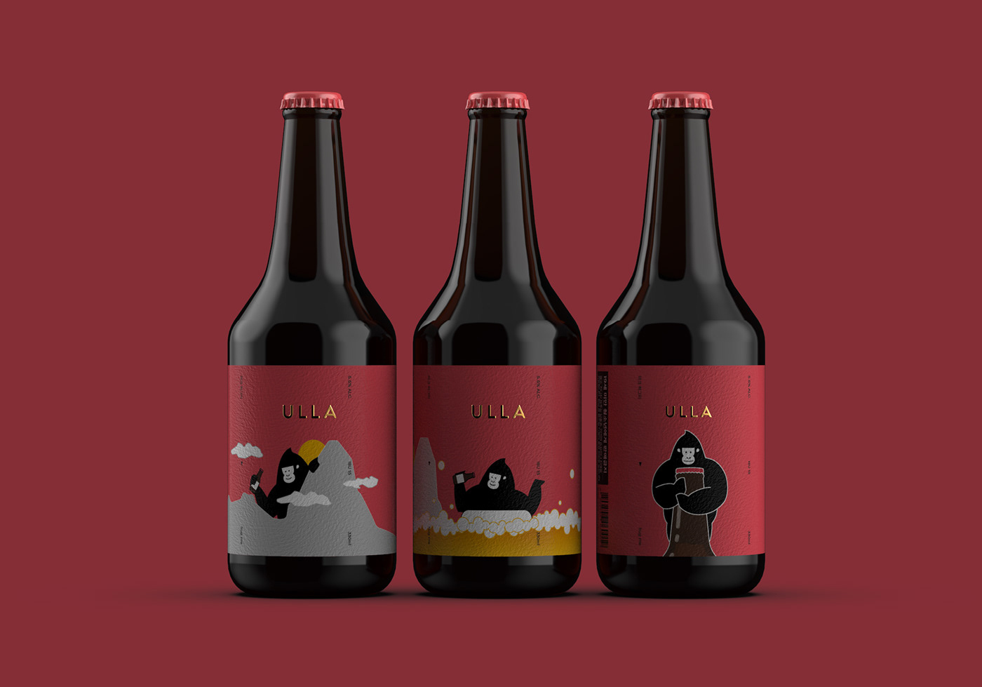 精釀啤酒ULLA品牌設(shè)計——品牌IP化案例欣賞，餐飲品牌設(shè)計，品牌設(shè)計公司，品牌IP化，深圳品牌設(shè)計，左右格局