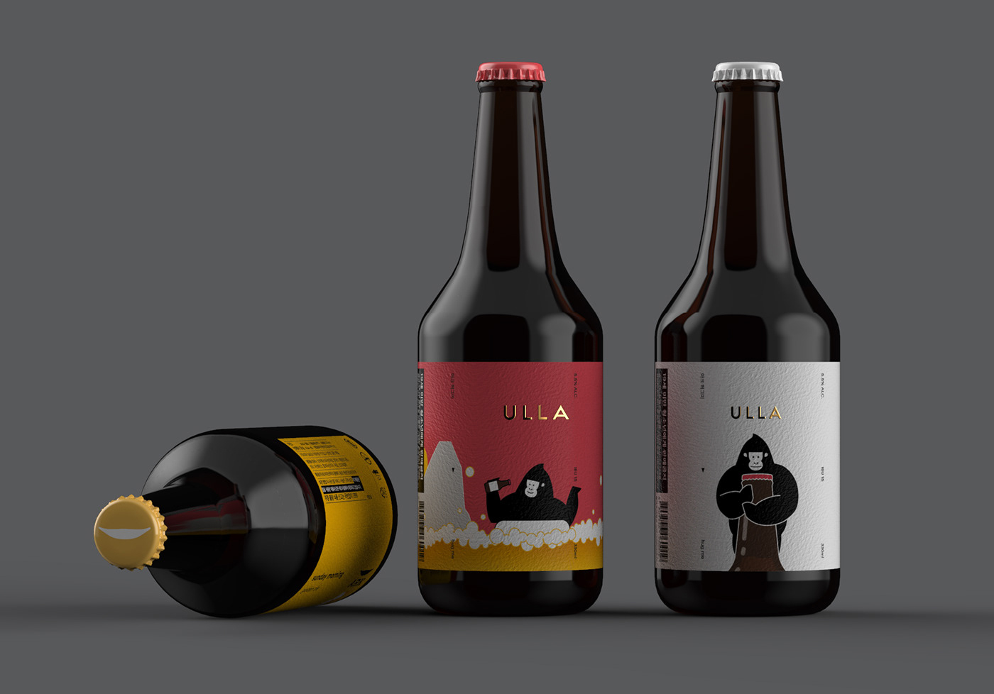 精釀啤酒ULLA品牌設(shè)計——品牌IP化案例欣賞，餐飲品牌設(shè)計，品牌設(shè)計公司，品牌IP化，深圳品牌設(shè)計，左右格局