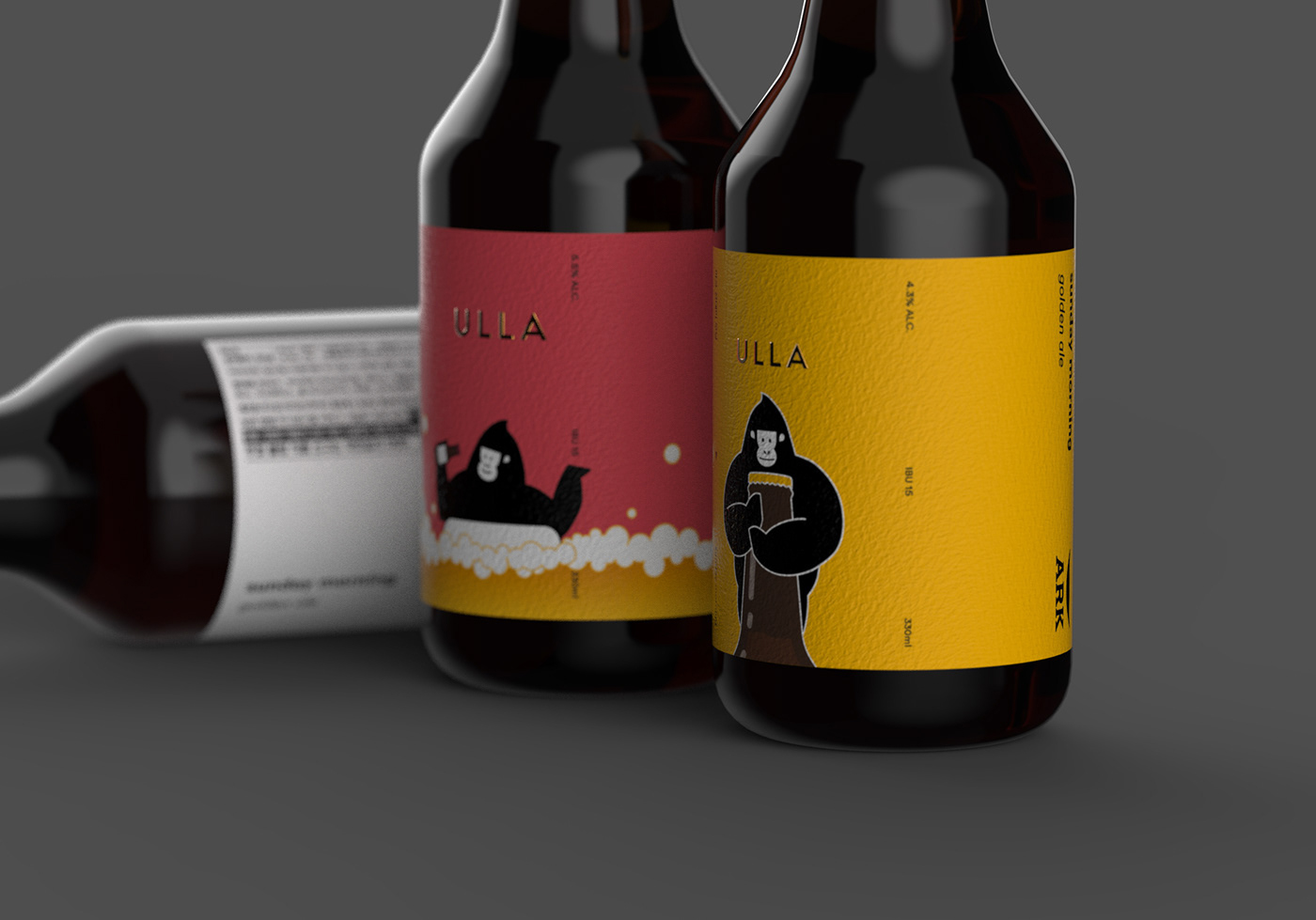 精釀啤酒ULLA品牌設(shè)計——品牌IP化案例欣賞，餐飲品牌設(shè)計，品牌設(shè)計公司，品牌IP化，深圳品牌設(shè)計，左右格局
