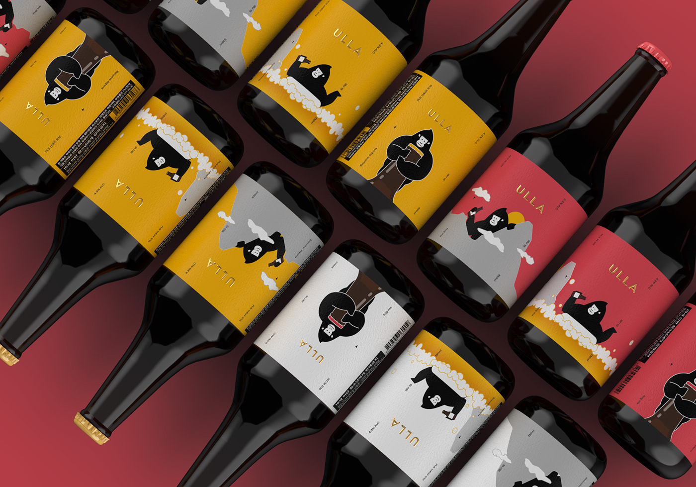 精釀啤酒ULLA品牌設(shè)計——品牌IP化案例欣賞，餐飲品牌設(shè)計，品牌設(shè)計公司，品牌IP化，深圳品牌設(shè)計，左右格局