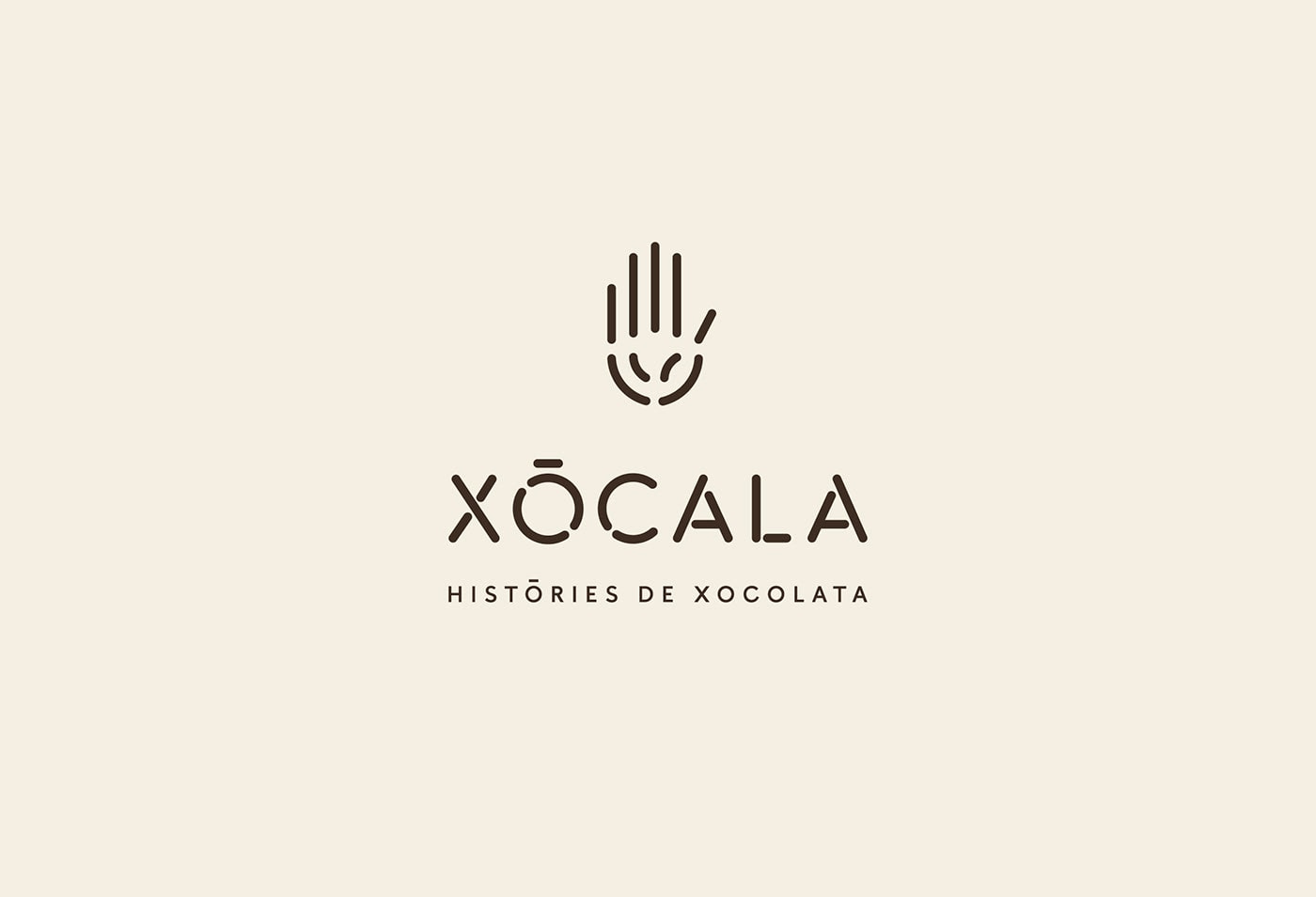 創意食品 Xo?cala 巧克力品牌形象設計案例欣賞，食品品牌設計，品牌設計公司，深圳品牌設計，左右格局