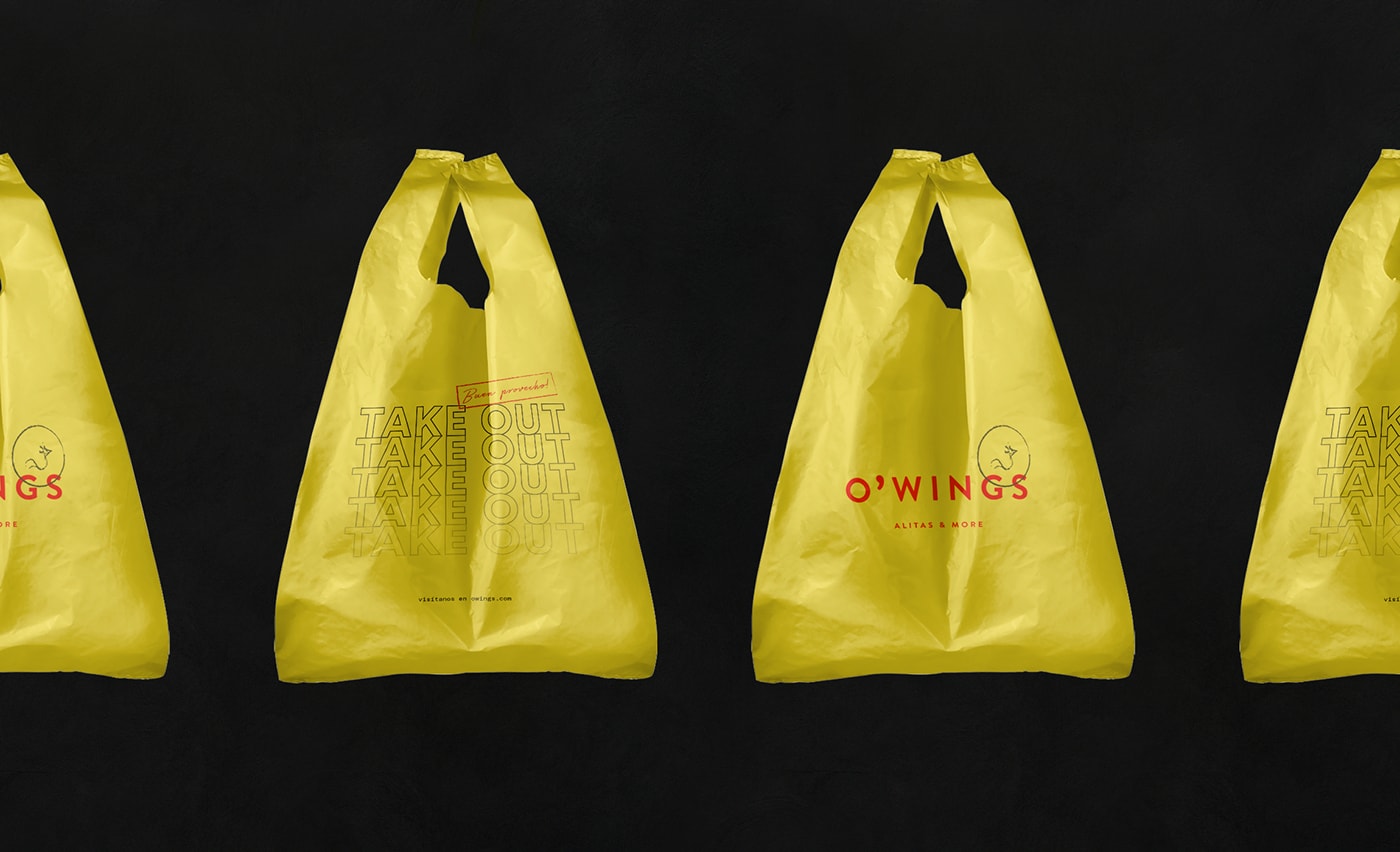 O'Wings 高檔快餐店品牌設計——品牌視覺營銷塑造差異化，餐飲品牌設計，餐飲視覺營銷，品牌設計公司，深圳品牌設計，左右格局
