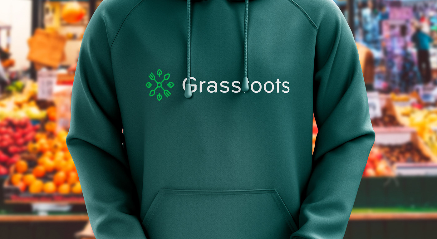 Grassroots 優質食品企業品牌形象設計，食品品牌設計，食品品牌策劃，深圳品牌設計，左右格局