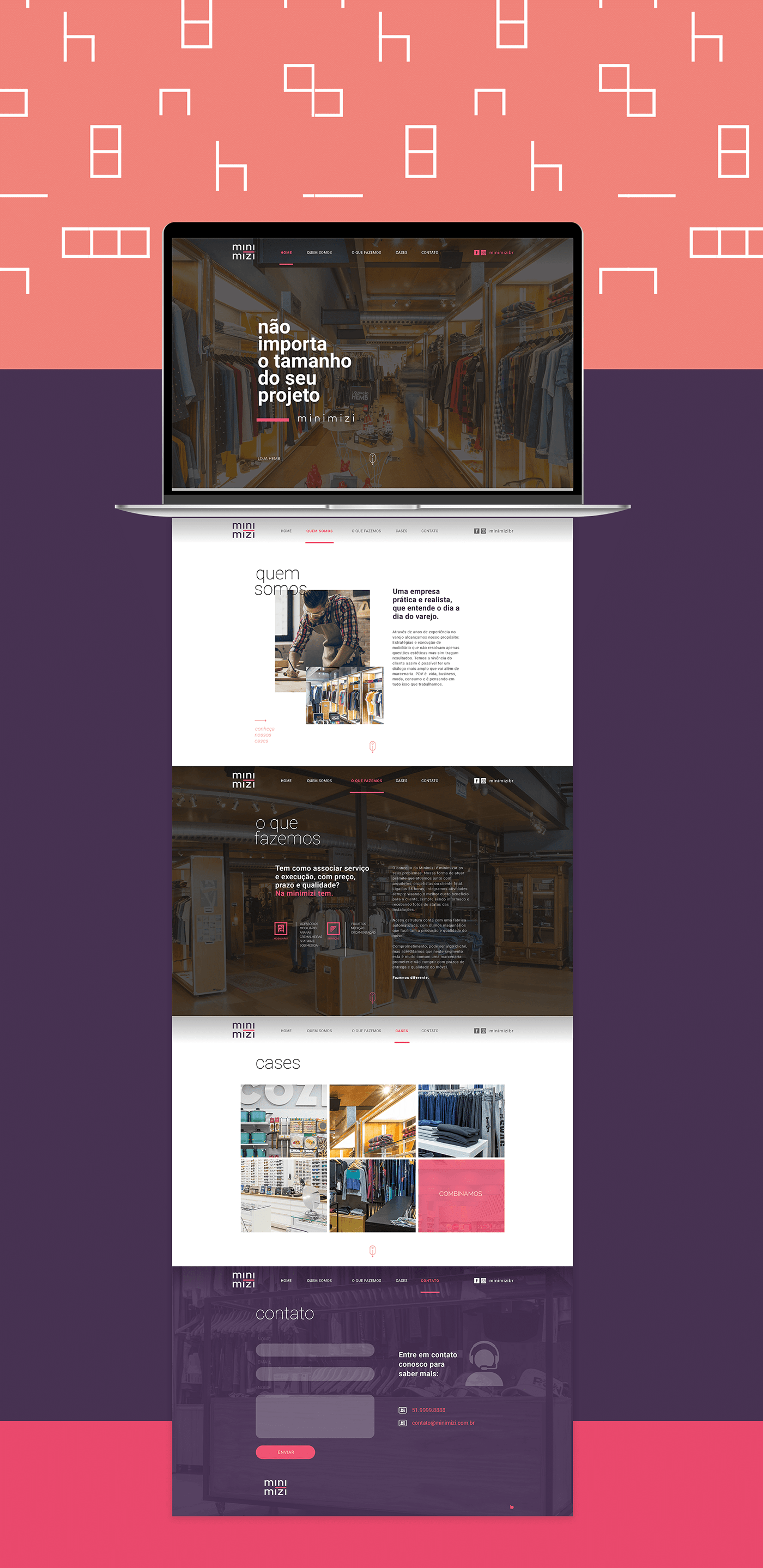 Minimizi 木制品零售企業品牌設計——如何構建品牌識別，零售企業品牌設計，時尚品牌設計，深圳品牌設計，左右格局