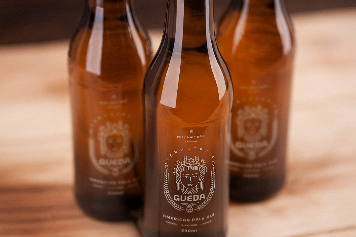 Gueda 精釀啤酒品牌設計和品牌包裝策劃，餐飲品牌設計，啤酒品牌設計，品牌包裝策劃，深圳品牌設計，左右格局