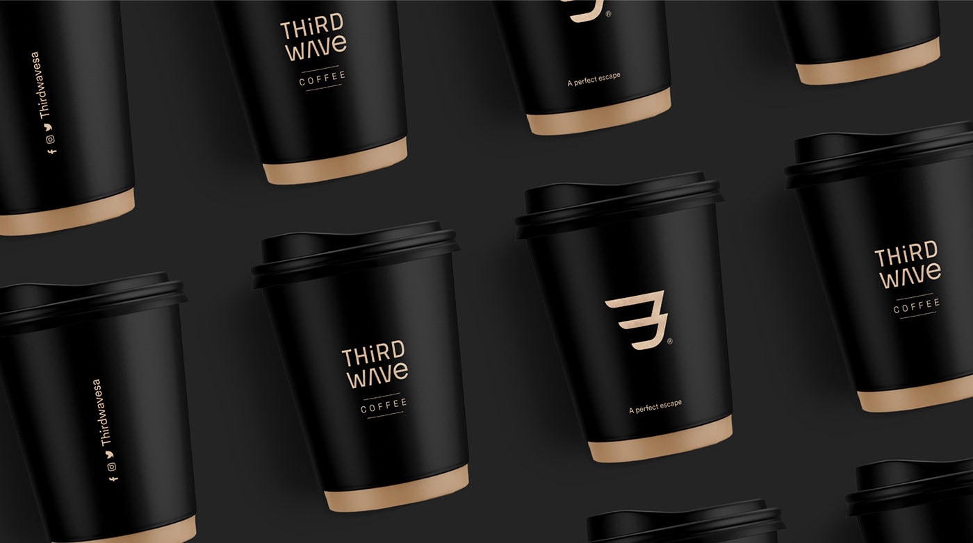 THIRRD 時尚咖啡店品牌設(shè)計——創(chuàng)意品牌定位策劃，時尚餐飲品牌設(shè)計，品牌定位策劃，深圳品牌設(shè)計，左右格局