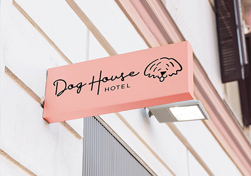 Dog House 創意主題酒店品牌形象設計案例